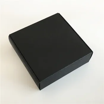 Juodas Popierius Dovanų Dėžutė Pakuotės paslaptingas Saldainiai Džiaugtis ekranas Pakuotės Dėžutė papuošalų Laikymui Atveju kartono Dėžės