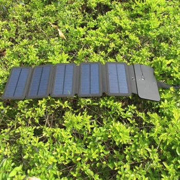 SunPower lankstymo 10W Saulės Elementų Kroviklis 5V 2.1 USB Išvesties Įrenginiai Nešiojami Saulės Kolektorių išmaniųjų telefonų Naudojami lauko