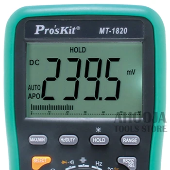 Pro'sKit MT-1820 Skaitmeninis Daugiafunkcinis Skaitmeninis Multimetras Didelio Tikslumo Buitiniai Elektros Remontas USB Anti-Deginimas Multimetras