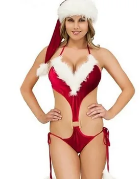 Ponios nauja high-end seksualus apatinis trikotažas Kalėdų grožio sekso kostiumai pagundai sexy apatinius sekso Nėrinių apatiniai