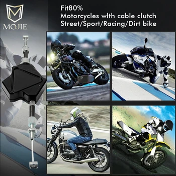 Motociklo CNC Aliuminio Stunt Sankabos Svirtį Lengvai Traukti Kabelinės Sistemos HONDA CRF250 CRF 250 RALIO 2017