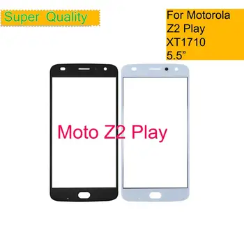10vnt/daug Motorola Moto Z2 Žaisti XT1710 Jutiklinis Ekranas Priekinės Stiklo plokštės Objektyvas Moto Z2 Žaisti LCD Priekiniai Pakeitimo