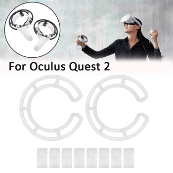 Naujas 1 Rinkinys VR Valdikliu Fiksažų Bamperis Už Oculus Quest 2 VR Ausines Rankena Bamperis Apsaugos Turėtojas Gamepad Accessory