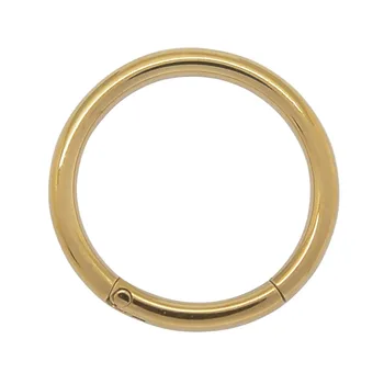 1,2 mm storio 316l nerūdijančio plieno vyriais hoopas žiedas nosies, lūpų, antakių bambos žiedas pertvaros clicker auskarai, žiedas, auskarai