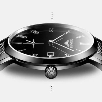 GUANQIN 2019 Relogio Masculino verslo vyriški laikrodžiai Automatinė data laikrodis vyras vyriški laikrodžiai top brand prabanga vandeniui data
