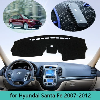 Automobilio prietaisų Skydelyje Išvengti Šviesos Padas Priemonė Platforma Stalas Padengti Kilimėliai Kilimą Hyundai Santa Fe CM 2007~2012 Anti-purvinas apdaila