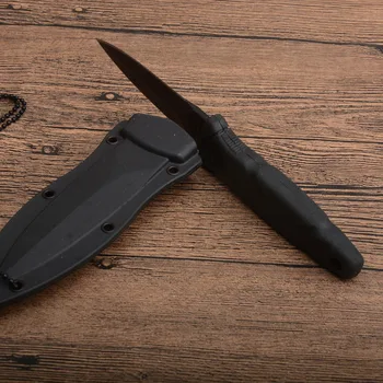 HRT fiksuotu peilis 440 Ašmenys ABS rankena lauko kempingas medžioklės peilis Taktinis išgyvenimo kišenėje vaisių Naudingumas Peiliai EDC įrankiai