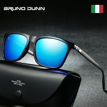 Bruno Dunn Unisex Retro Aliuminio 2019 Akiniai nuo saulės, Poliarizuoti Saulės Akiniai ray Vyrai Moterys oculos de sol masculino feminino sunglases