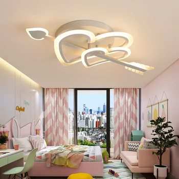 Kūrybinė asmenybė LED lubų šviesos meilė paprasta, romantiška vestuvių kambaryje mergina, miegamojo lempa vaikai lempos balkono lubų lempa