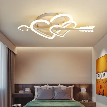 Kūrybinė asmenybė LED lubų šviesos meilė paprasta, romantiška vestuvių kambaryje mergina, miegamojo lempa vaikai lempos balkono lubų lempa