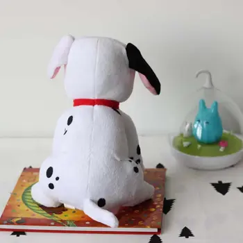 Sėdi 28cm Originalus Animacinių filmų 101 Dalmatians Šuns iškamša Pliušinis Minkštas Berniukas Žaislas vaikams dovanų