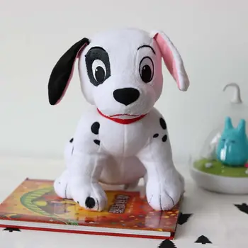 Sėdi 28cm Originalus Animacinių filmų 101 Dalmatians Šuns iškamša Pliušinis Minkštas Berniukas Žaislas vaikams dovanų
