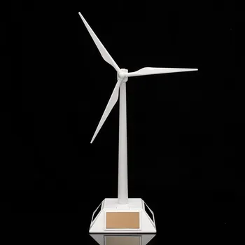Plastikiniai Modelis-Saulės Energija Varomas Vėjo Malūnas Vėjo Turbinų Darbalaukio Dekoro Mokslo Žaislas Naujas