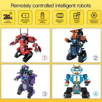 Kūrybos įrangos pardavimas, biuro įrangos Robotas PADIDINTI RC Protingas Robotas Blokai įrangos pardavimas, biuro įrangos Nuotolinio Valdymo Robotas Plytų Žaislai Berniukams