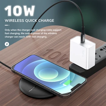 TOPK 10W Greitai Wireless Charging Pad 