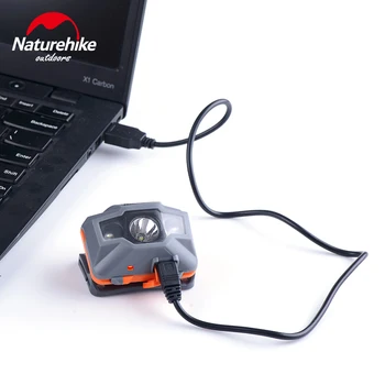 Naturehike USB įkraunamas LED žibintas priekinis žibintas atsparus vandeniui lauko kempingas priemonės 3 1 žibintuvėlis lempos palapinė žibintų