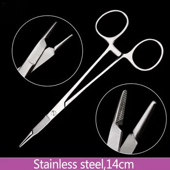 Adatų laikiklis kraštais 12.5/14cm Žirklės laikydami adatą pincetai chirurginiai veiklos priemonė dukart vokų įrankis