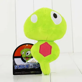 18cm Zygarde žalia mielas pliušinis gyvūnų žaislas karšto Japonijos animacinių filmų minkšti kimštiniai lėlės nemokamas pristatymas puiki dovana vaikams