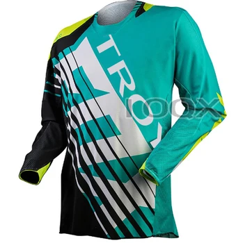 TROY Fox MX/MTB LENKTYNIŲ jersey Motokroso Dirt Bike Off-Road ATV MTB Mens Pavara