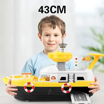 Didelis Dydis Muzikos Modeliavimas Kelio Inercijos Vaikų Žaislo Valtis Saugojimo Keleivinį Lėktuvą Policijos, Priešgaisrinės Gelbėjimo Berniuko Žaislas Automobilis