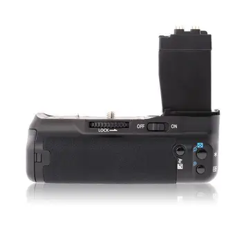 JINTU Vertikalus Baterijos užrakto Rankena laikiklis + 2vnt LP-E8 Komplektas Canon EOS 550D 600D 650D Rebel T2i T3i T4i DSLR Fotoaparatas kaip BG-E8