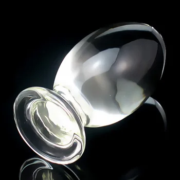 CPWD Super didelis stiklinis analinis kamuolius butt plug sekso produktai expander Analinis Granulės išangę masturbator dilator didelis buttplug žaislai moteris