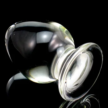 CPWD Super didelis stiklinis analinis kamuolius butt plug sekso produktai expander Analinis Granulės išangę masturbator dilator didelis buttplug žaislai moteris