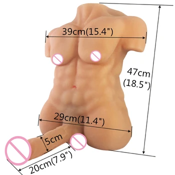3D žmogaus kūno silikono sekso lėlės meilės lėlė Gėjų Vyrų Sekso Lėlės Moterų Gumos Varpos Silikono Lėlės Su Lankstus, Minkštas Didelis Dildo