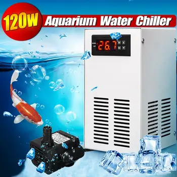 120W LCD Ekranas, Vandens Šaldymo, Vėsinimo Įrenginį Akvariumo Žuvų Bakas Nuolat Šaldymo Įrengimų Temperatūros Kontrolės Priemonės AC110-240V