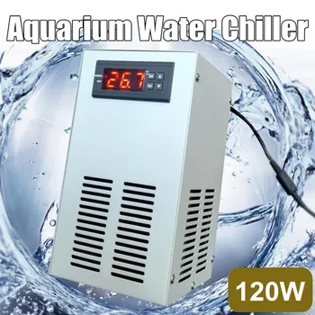 120W LCD Ekranas, Vandens Šaldymo, Vėsinimo Įrenginį Akvariumo Žuvų Bakas Nuolat Šaldymo Įrengimų Temperatūros Kontrolės Priemonės AC110-240V