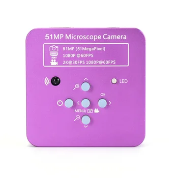 51MP 2K 1080P 60FPS HDMI USB Pramonės Elektroninės, Skaitmeninės Vaizdo Litavimo Mikroskopo vaizdo Kamera Didinamojo stiklo, Telefono PCBTHT Reparing