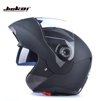Speciali objektyvo nuorodas, apversti aukštyn motociklo šalmas apsaugos JIEKAI-105, visą veidą motociklo šalmas, skydelis, 4 spalvos