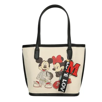 Disney canves mickey mouse pečių maišą Minnie rankinės