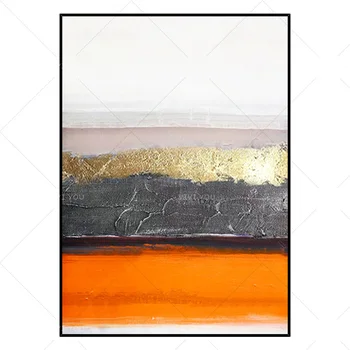 Pop Ranka-dažytos Aukštos Kokybės Modernių Aukso Abstrakčiai Naftos Tapyba ant Drobės už Kambarį Dekoro Namų Abstrakčiai Sienų Tapyba