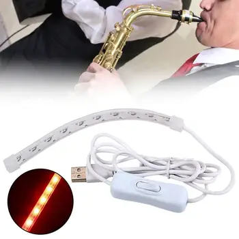 Saksofonas Fleitos USB LED Nuotėkio Aptikimo Šviesos Testeris Lempos Woodwind Taisymo Įrankis