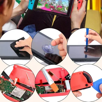 Pakeitimo 3D Manipuliatorių Analoginis L/R Nykščio Lazdos Sensor Dangteliai, Nintendo Jungiklis Joycon Valdytojas Remonto Įrankių Rinkinys