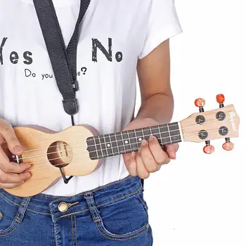 17 Colių, Raudonmedžio Mini Pocket Gitara 