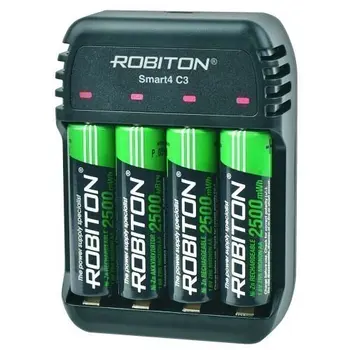 Kroviklis robiton smart4 C3 NI-Zn, Ni-MH, Ni-Cd baterijos