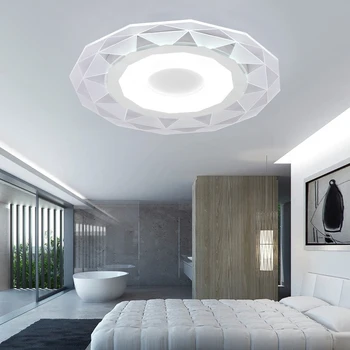 Ultra-plonas Modernios LED Lubų šviestuvas Šviestuvas 20CM Deimanto Formos Namo Šviesos Prieškambario Gyvenamasis Kambarys su Virtuvės, Miegamojo Apšvietimas