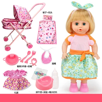 Reborn Baby lėlės Vežimėlis rinkinys su Kūdikių Vežimo Troleibusais Darželio Žaislas taling mergina Lėlės vinilo kūno silikono bebe atgimsta dovana