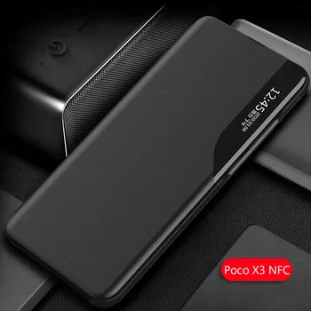 Magnetinio Apversti Telefoną Atveju Xiaomi Poco X3 NFC M3 10T Pro 10 Lite atsparus smūgiams 360 Minkštas Atgal Apima Apie Xiomi Redmi 9C 9A 9T Šarvai