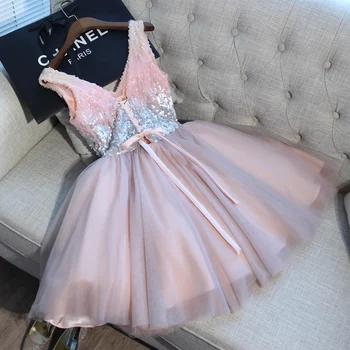 Naujas Atvykimo vestido largo Rožinė Trumpą vakarinę suknelę abendkleider 2021 Oficialų suknelė elegantiškas abiye gece elbisesi kada nors gana