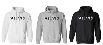 Hirigin 2017 m. rudens žiemos Drake NUOMONĘ laišką vyrų palaidinukė mados hoodies kietas streetwear hip-hop stiliaus pasėlių viršų