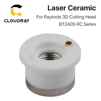 Cloudray Lazerio Keramikos iš BT240S RC Serijos Dia.19.5 mm Antgalio Laikiklis Raytools 3D Pluošto Lazerio Pjovimo Galva