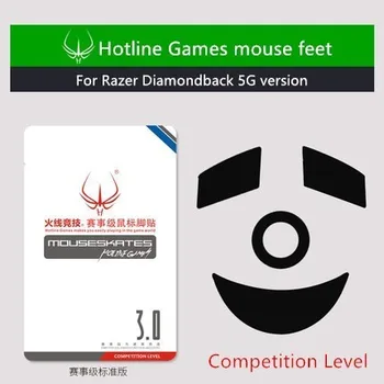 Naujas Atvykimo 1 pak Linija Žaidimai konkurencijos lygio pelės pačiūžos pelės kojų Razer Diamondback 5G versija FTPE pelės tūptinės
