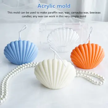 3D Sea Shell Silikono Formos 