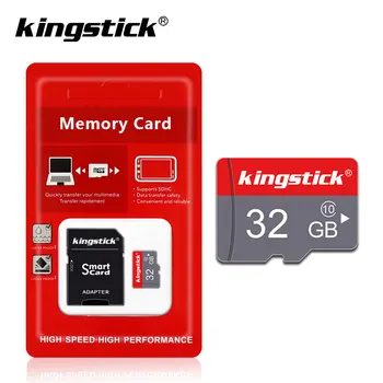 Kingstick Atminties Kortelė 32 64 128 GB Micro SD 128 GB 32GB 64GB Micro SD Kortelė SD/TF Flash Kortelės 