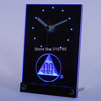 Tnc0134 Anoniminių Alkoholikų AA Alaus 3D LED Lentelės, Stalo Laikrodis