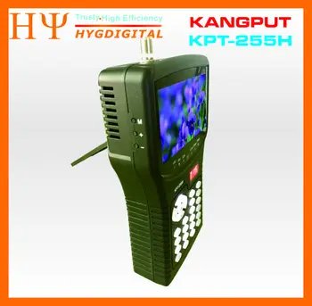 KPT-255H sat finder hd pakeisti palydovų ieškiklis KPT-055H ekranas 4.3 colių DVB-S/S2 signalų bandymų su av, usb, hd išėjimas