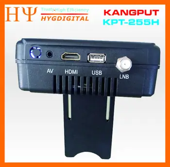 KPT-255H sat finder hd pakeisti palydovų ieškiklis KPT-055H ekranas 4.3 colių DVB-S/S2 signalų bandymų su av, usb, hd išėjimas